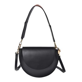 Baldinini Shoulder Bags, female, Black, ONE SIZE, Leather Shoulder Bag