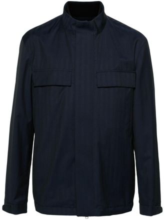 Ermenegildo Zegna Giacca con zip - Blu