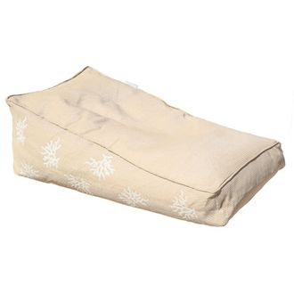 MX HOME Tumbona de exterior flotante color con bordados coral