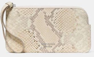 Kate Spade New York Zippy Snake Embossed Wristlet