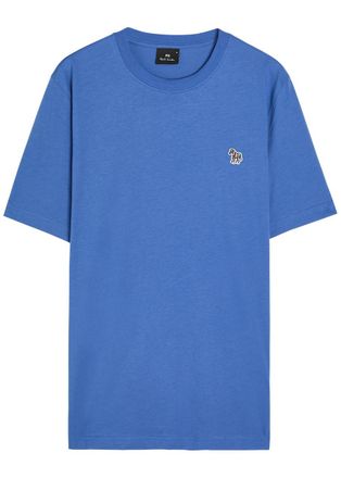 Paul Smith Appliqu&eacute;d Cotton T-shirt - Blue - Xxl