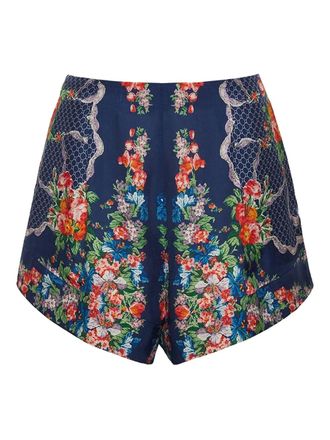 Cara Cara Trish shorts - women - Viscose/Silk - S - Blue