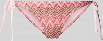 Pieces Bikini-Hose mit Allover-Muster Modell ADA in Rose, Größe XL