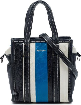 Balenciaga Pre-owned Balenciaga Lambskin Bazar Shopper Satchel XXS Ladies WLA4JO31DINTTEZX