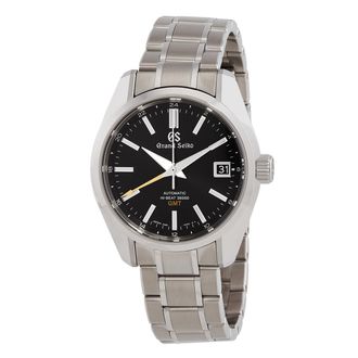 Grand Seiko Heritage GMT Automatic Black Dial Mens Watch SBGJ265
