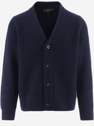 Vince geribbeld wollen vest