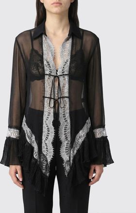 Blumarine Camicia Blumarine in viscosa con inserti in pizzo