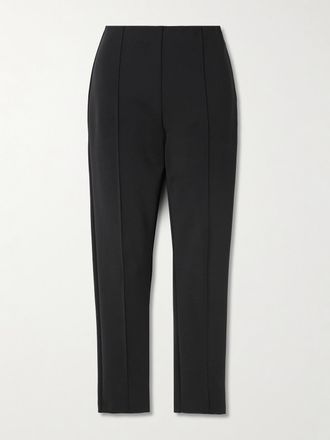 Max Mara Pantaloni A Gamba Affusolata In Jersey Pergola - Nero