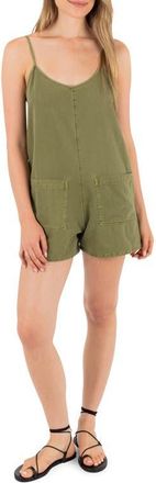 Hurley Wavy Days Romper in Vintage Moss at Nordstrom, Size X-Small