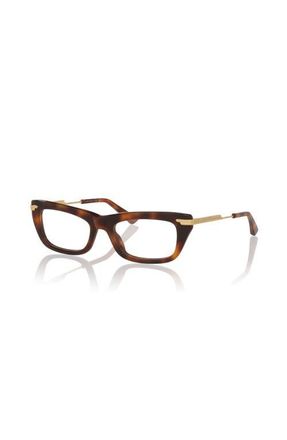 Bottega Veneta 51mm Rectangle optical glasses in Tortoise at Nordstrom