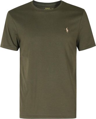 Polo Ralph Lauren T-shirt in Jersey a Vestibilit&agrave; Slim - - Tops - Uomo - Verde - S