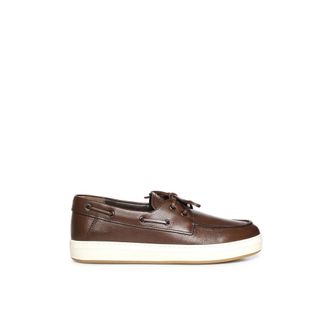 Hogan H668 Moccasin - Heren - Bootschoenen - Bruin - 43 EU - Leer - Schoenen
