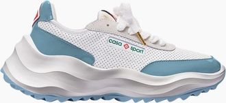 Casablanca Mens Casablanca Atlantis Sneaker White Light Blue Shoes - Size: 10.5