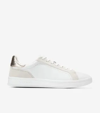 Cole Haan Womens GrandPr&oslash; Breakaway Lace-To-Toe Sneakers - White Size 10.5