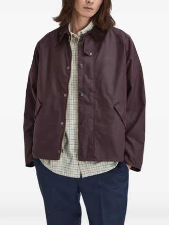 Barbour Giacca con colletto a coste - Viola