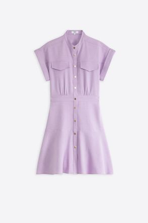 Suncoo Womens Coline Mini Dress In Purple