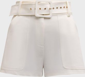 Ramy Brook Kasey Belted Shorts