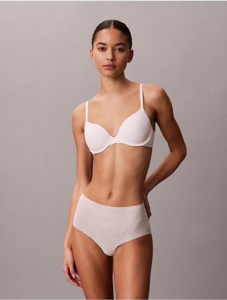 Calvin Klein Womens Invisibles High Rise Brief - Neutral - XL