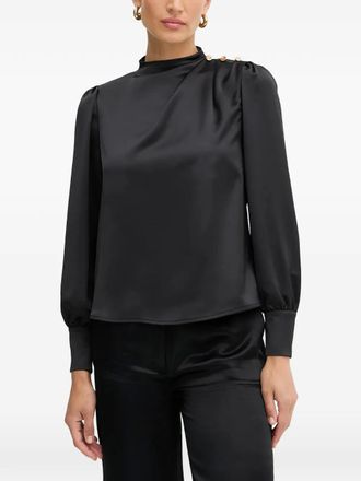 Fracomina Blusa con bottoni - Nero