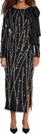 Bruuns Bazaar Daffi Keiras Dress In Black/silver