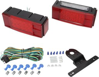 OEM 2 Luces Led De 12 V Para Remolque, Sumergibles, Impermeables, Luz Trasera Rectangular Para Barcos, Embarcaciones Y Autocaravanas