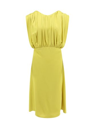 Jil Sander Sleeveless Satin Dress-Donna