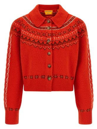 Guest In Residence Multicolor Wool Womens Cardigan