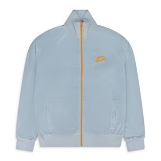 Denim Tears Blue Velour Warmup Jacket