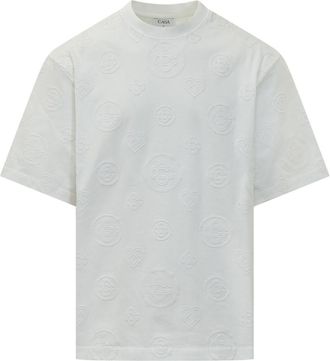 Casablanca White Crew Neck T-Shirt