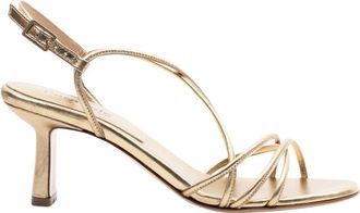 Parall&egrave;le Parallele - Pilar Sandaal - Dames - Schoenen - Oranje - Maat: 38 EU Leer