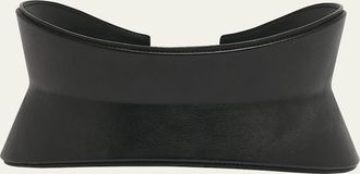 Alaia Flex Bustier Leather Corset Belt