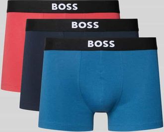 HUGO BOSS Trunks aus Baumwoll-Mix im 3er-Pack in Rot, Gr&ouml;&szlig;e XXL