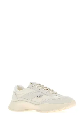 Prada Womens Spit Sneaker White Recycled Polyamide Calf