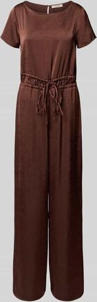Rinascimento Rinascimento Relaxed Fit Jumpsuit mit Rundhalsausschnitt in Schoko, Gr&ouml;&szlig;e XL