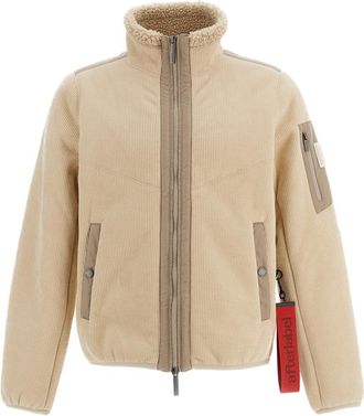 Afterlabel Jasper Double-Faced Velvet Faux Shearling Cropped Jacket