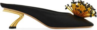 Ferragamo Black Slip-on Mules