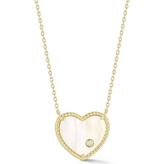 Glaze Jewelry Heart Pendant Necklace in Gold at Nordstrom Rack