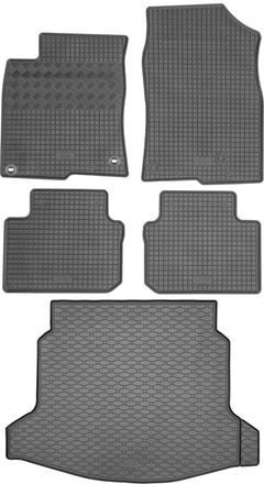 OEM Juego De Alfombrillas De Goma Para Coche Y Alfombrilla Para Maletero Para Honda Civic Xi Hatchback A Partir De Octubre De 2022