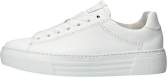 Gabor 460 Sneakers - Dames - Sneakers - Wit - 43 EU - Leer - Schoenen