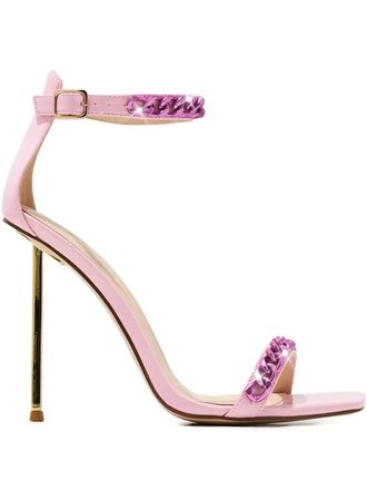 Femme LA 110mm Imogen chain sandals - Pink