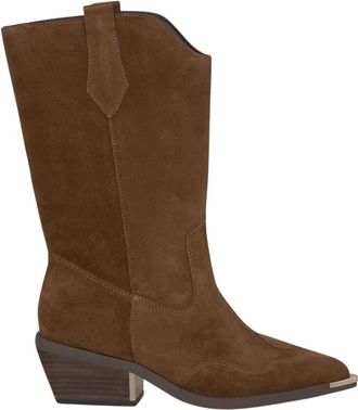 Alma En Pena Halve cowboy bootie - Dames - Cowboylaarzen - Bruin - 40 EU - Schoenen