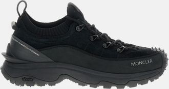 Moncler Black Lace Up Sneakers