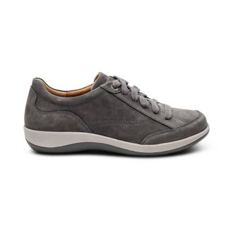 Aetrex Womens Dahlia Lace Up Oxford Shoes In Charcoal