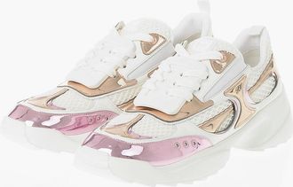 Roger Vivier Low-Top Sneakers MOTOR RUN With Metallic Details Roger Vivier
