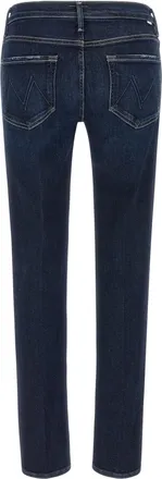 Mother Rascal Skimp Jeans - Dark Blue
