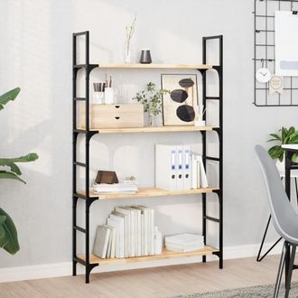 Berkfield Home Floating Shelves 2 pcs 80x20x2 cm Untreated Solid Wood Acacia in Brown | Size: 80 x 20 x 2 cm