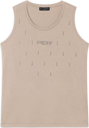 Freddy Canotta decorata da Strass in jersey modal