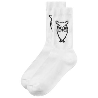 Knowledge Cotton Apparel 2-Pack Tennis Sock Multifunktionssocken - Unisex | wei&szlig;