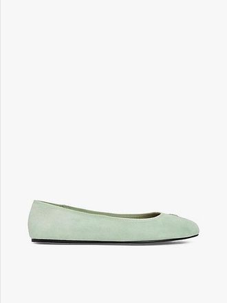 Tommy Hilfiger TH Monogram Suede Ballerinas