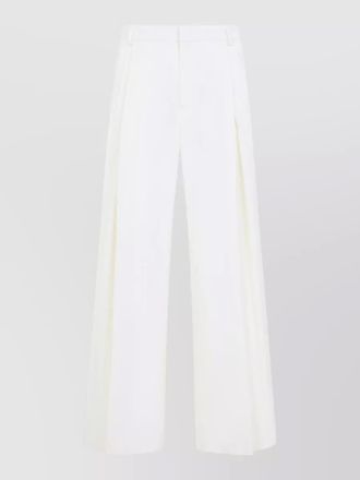 Casablanca wool pleated wide-leg trousers